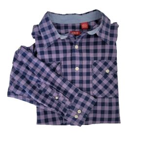 IZOD Luxury Sport XL Mens Shirt Button Front Long